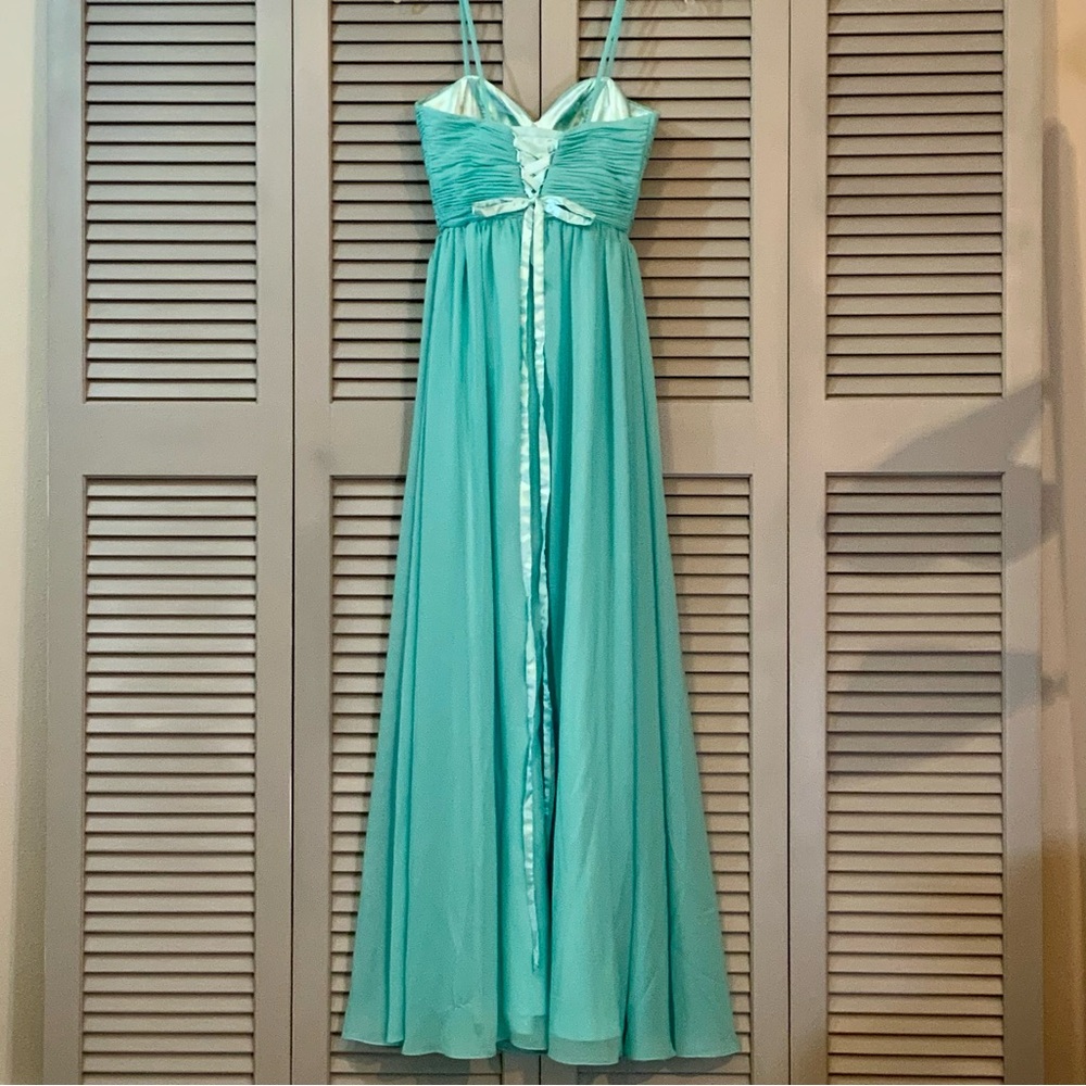 NWT Elegant Aqua Formal Dress by MY Fashion - Picture 5 of 10